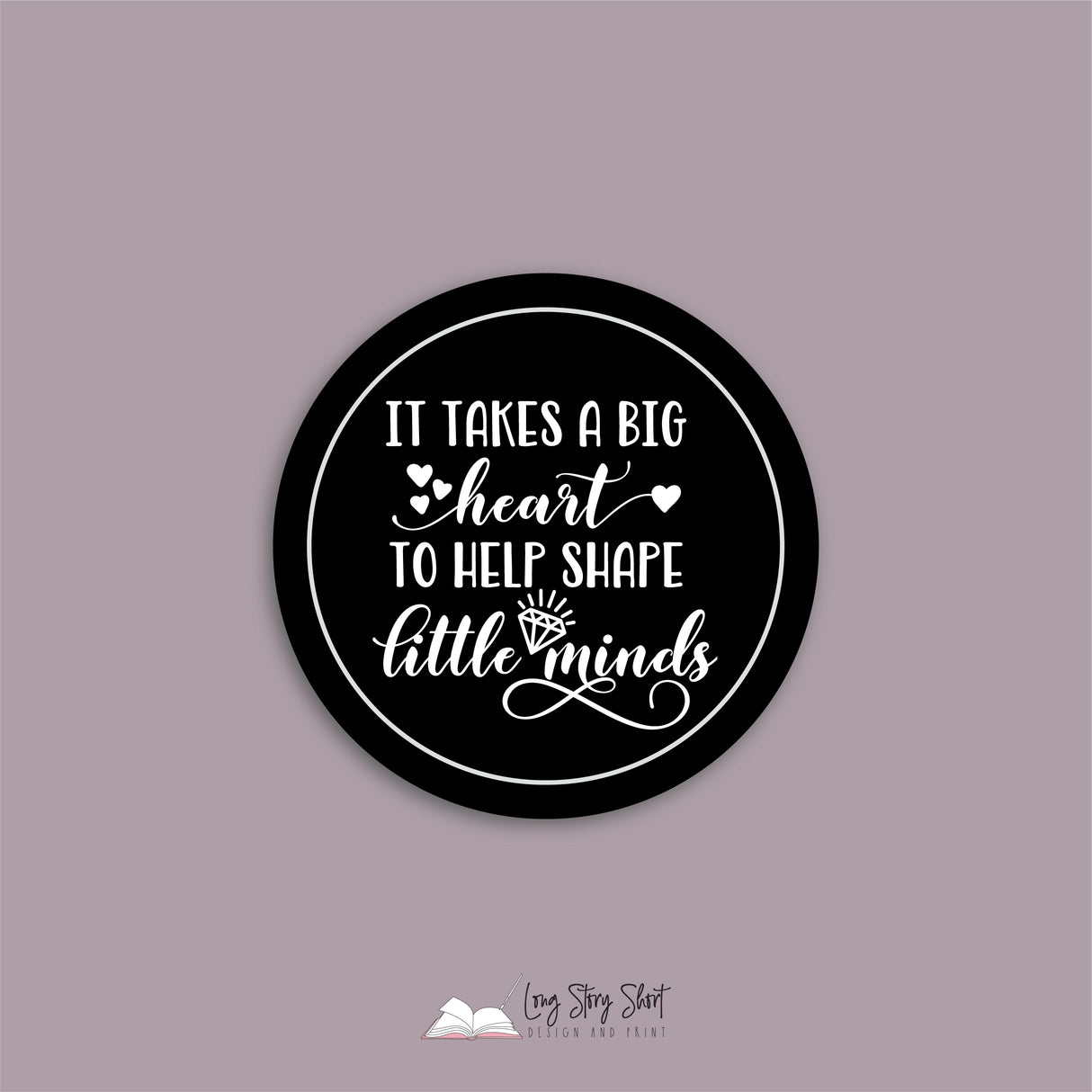 Black Teacher Thank You Round Vinyl Label Pack Matte/Gloss