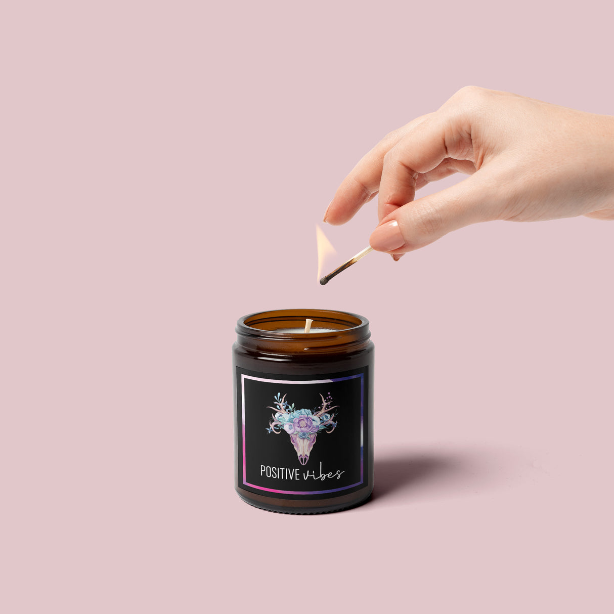 The Boho Soul Black Square Vinyl Label Pack