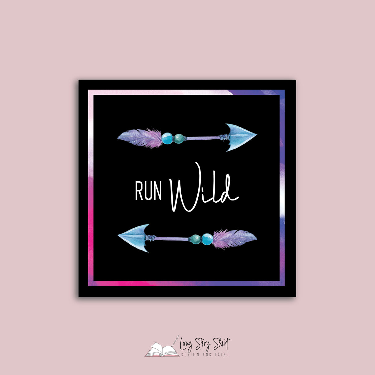 The Boho Soul Black Square Vinyl Label Pack