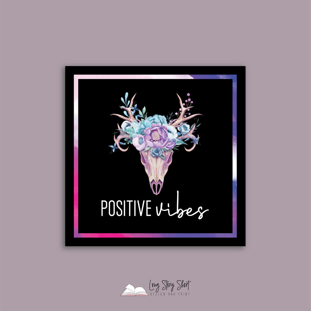 The Boho Soul Black Square Vinyl Label Pack