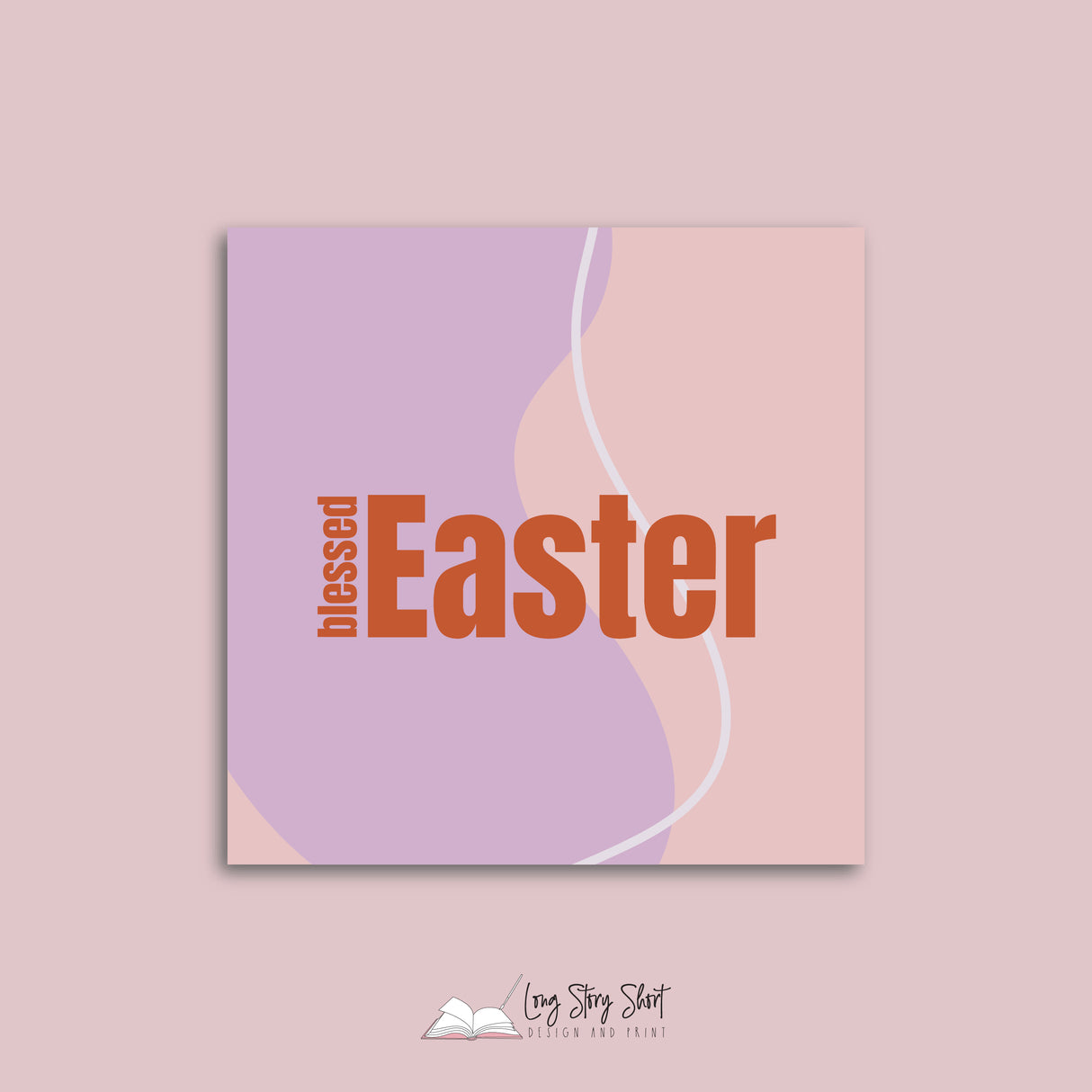 Blessed Easter Vinyl Label Pack (Square) Matte/Gloss