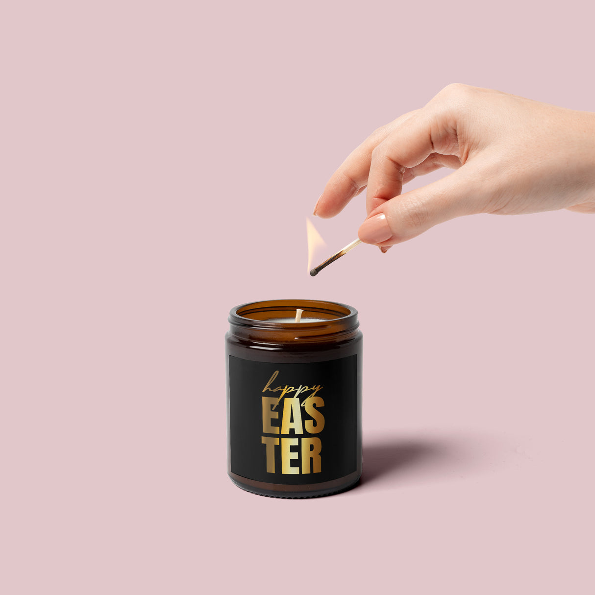 Foiled Happy Easter #1 Vinyl Label Pack (Square) Matte/Gloss/Foil