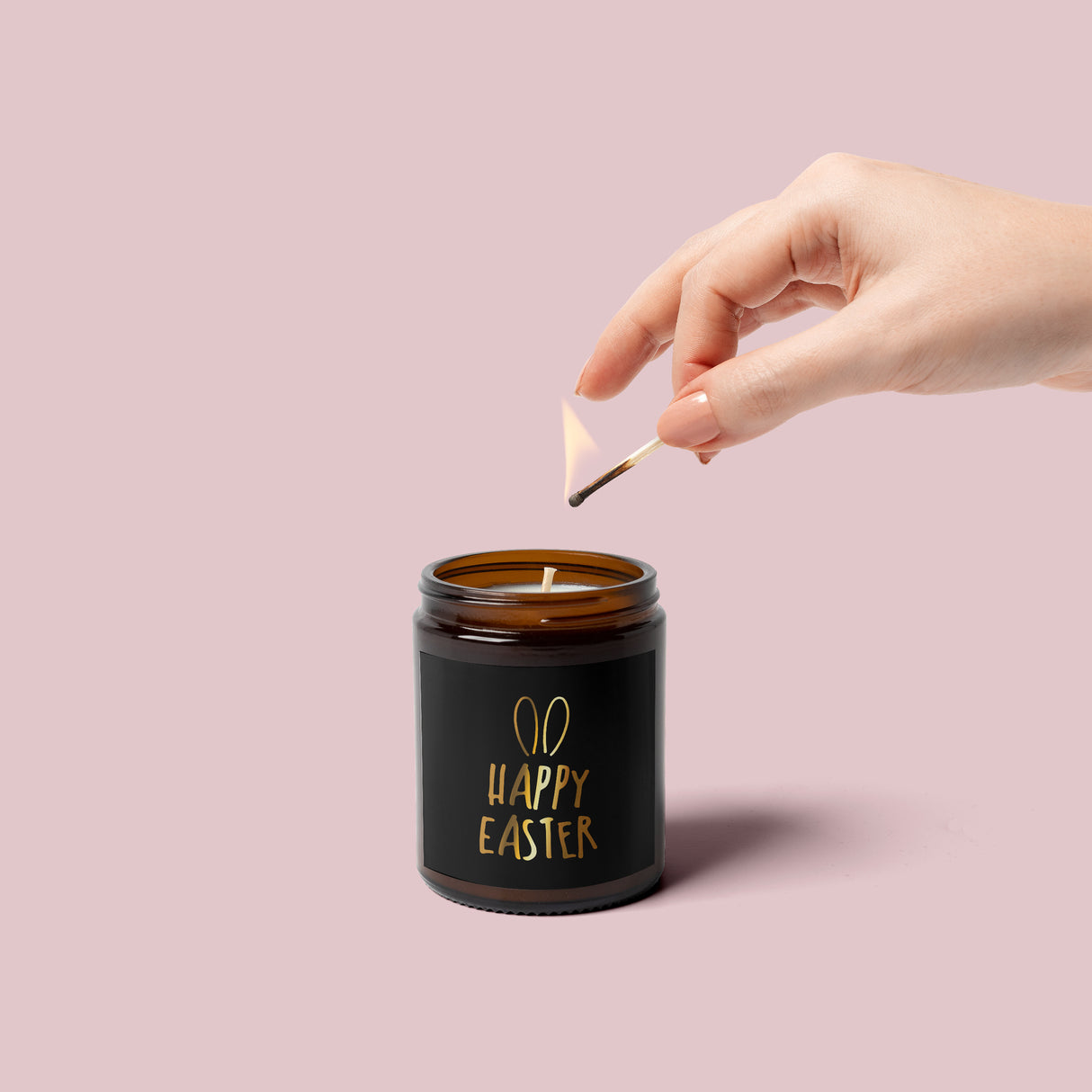 Foiled Happy Easter #3 Vinyl Label Pack (Square)