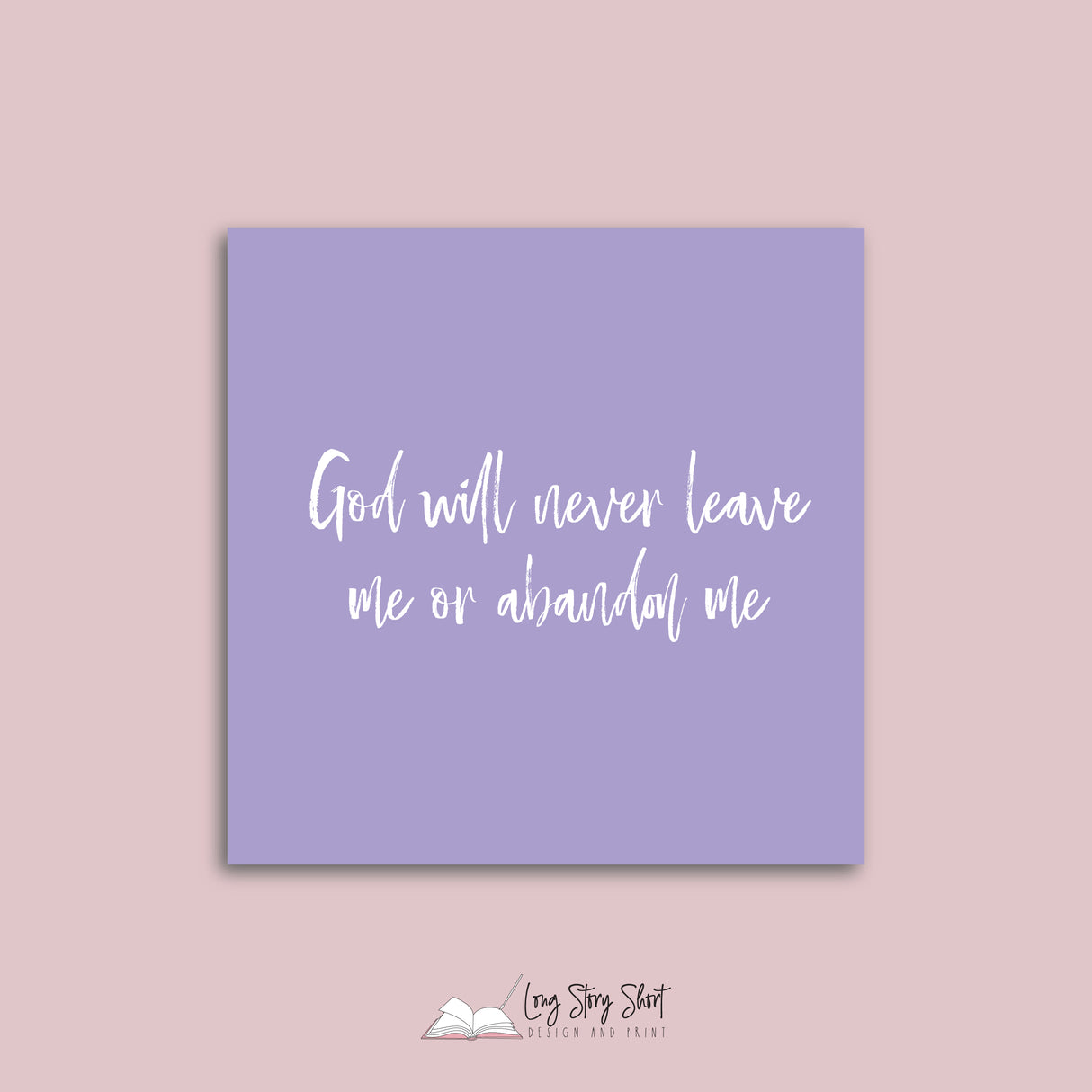 I am loved by God Vinyl Label Pack Square Matte/Gloss