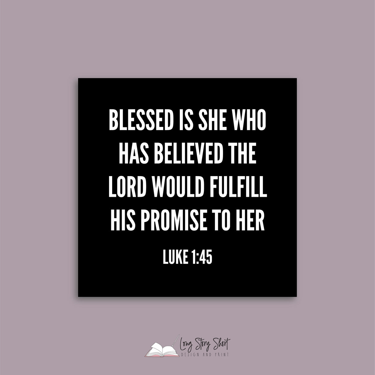 God, you have been so good to me Vinyl Label Pack Square Matte/Gloss