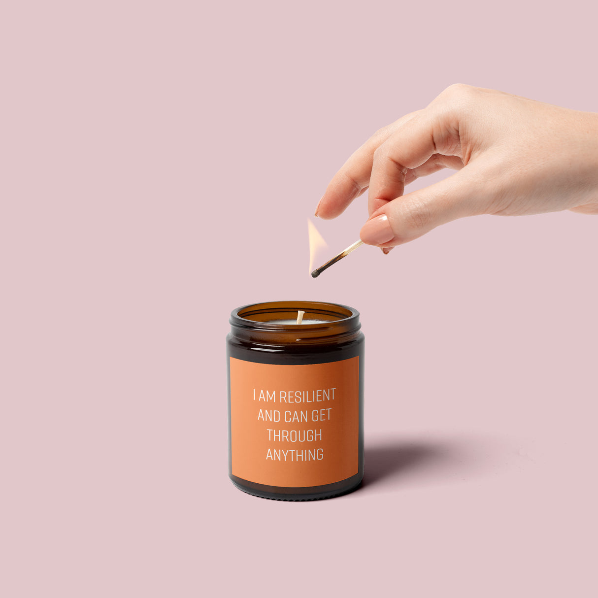 I am resilient Vinyl Label Pack Square Matte/Gloss