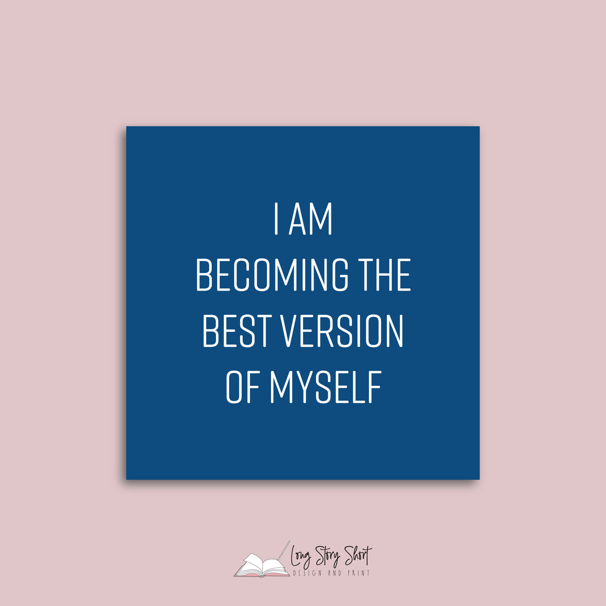 I am resilient Vinyl Label Pack Square Matte/Gloss