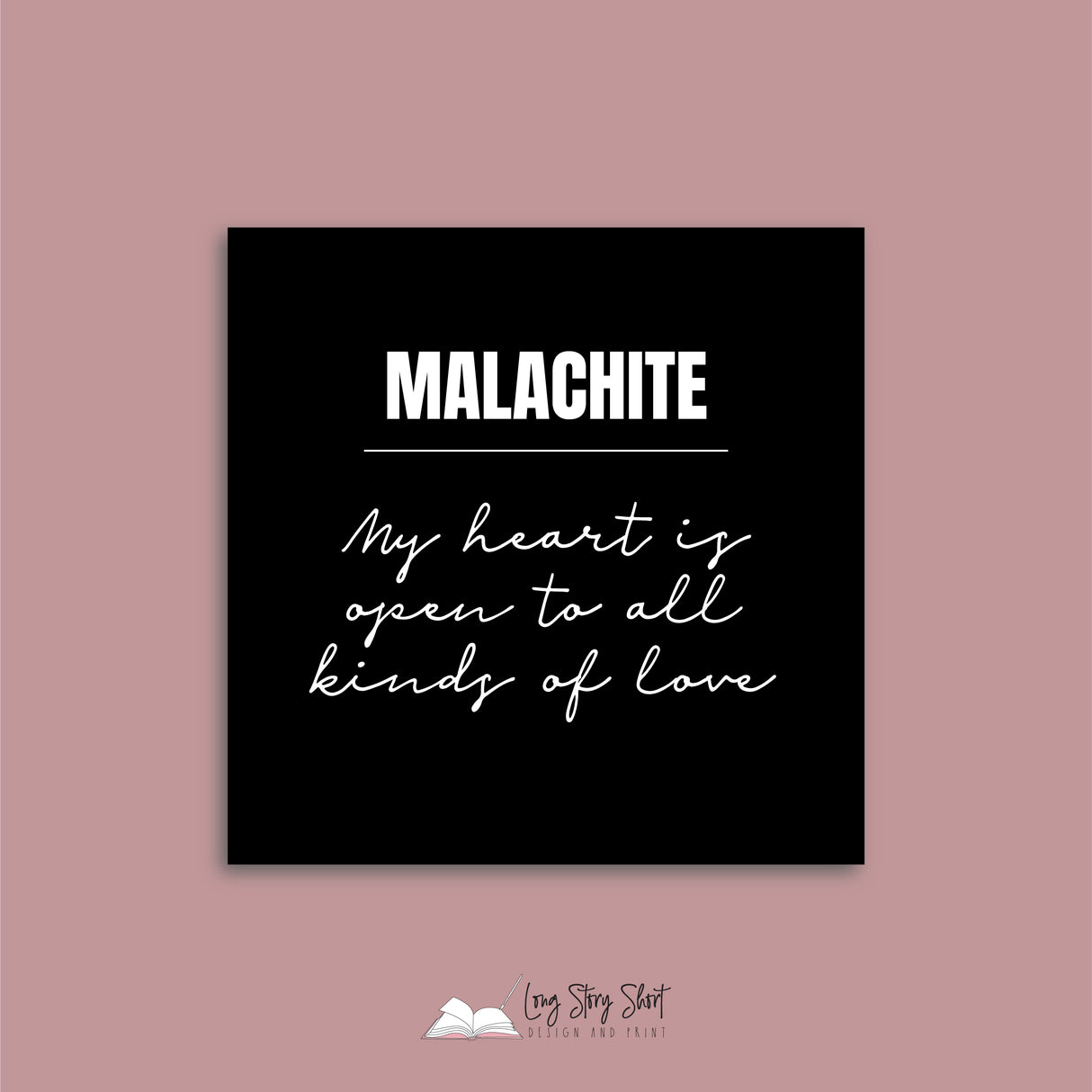 Crystal Affirmations Vinyl Label Pack