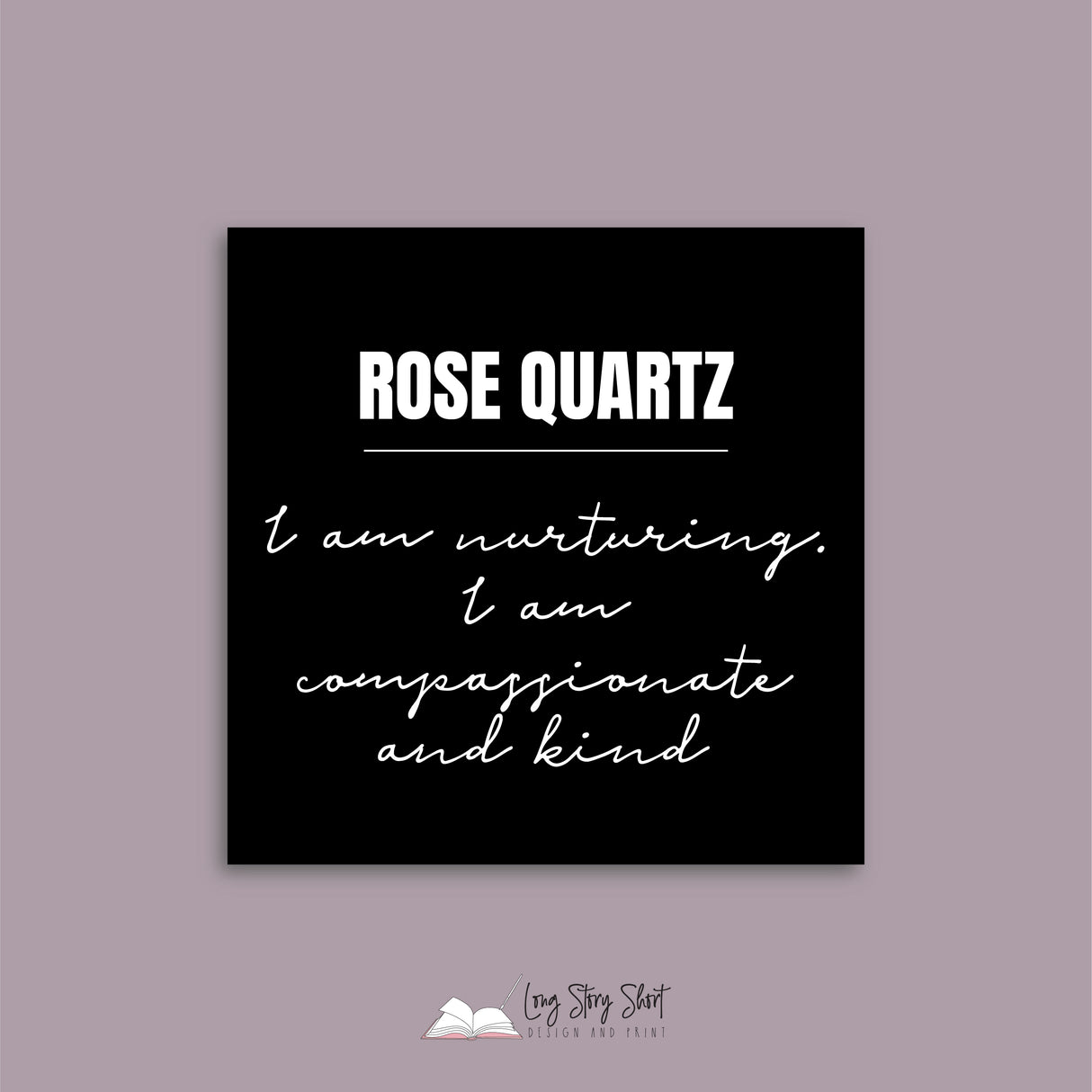 Crystal Affirmations Vinyl Label Pack