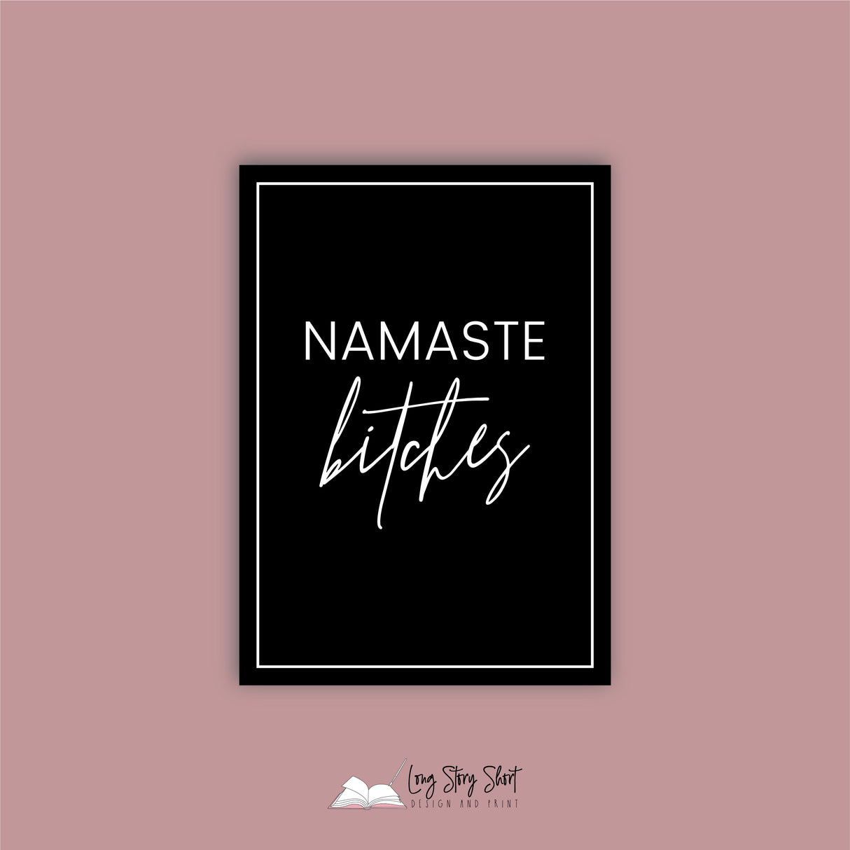 Rectangle Black Naughty 3 Vinyl Label Pack