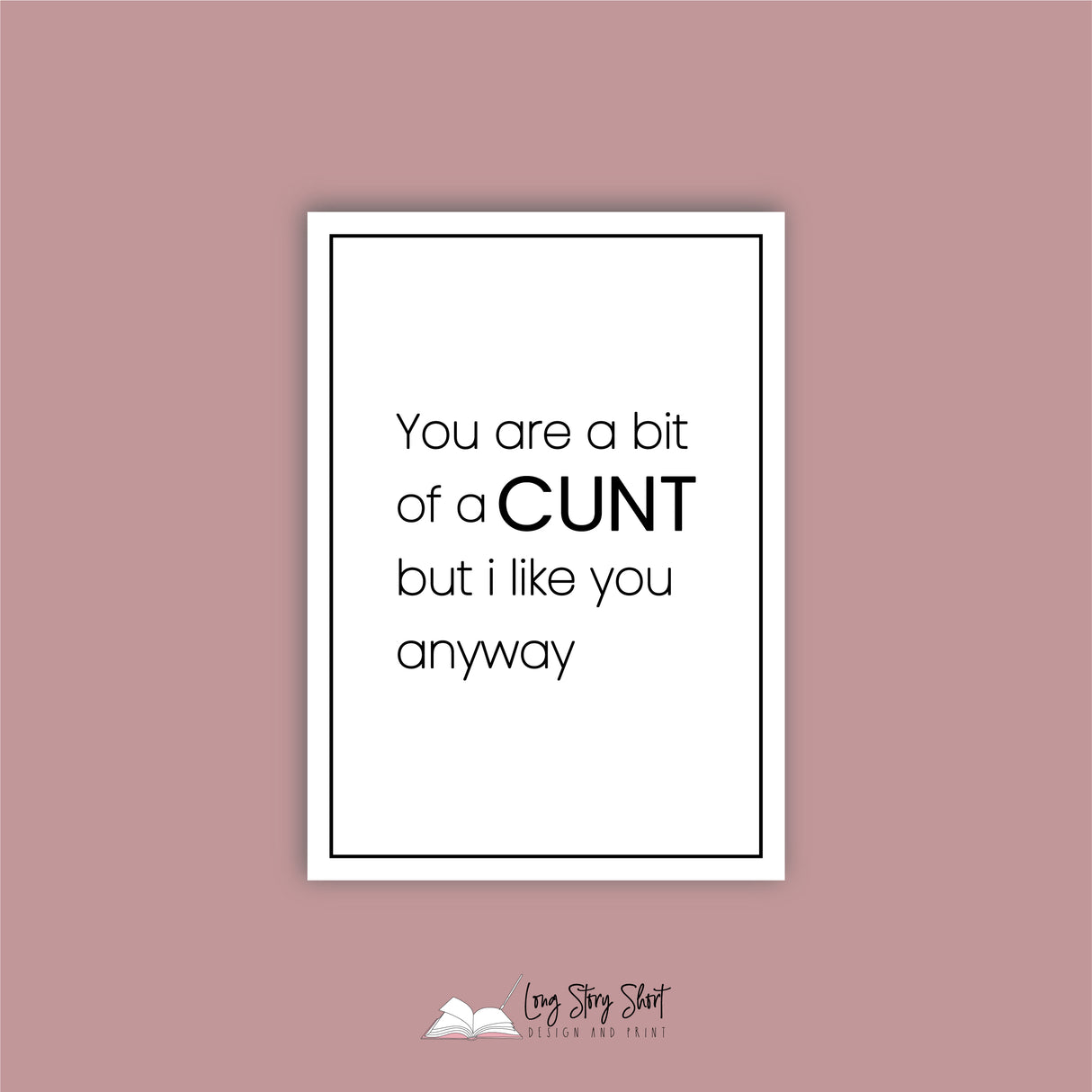 Rectangle White Naughty 1 Vinyl Label Pack