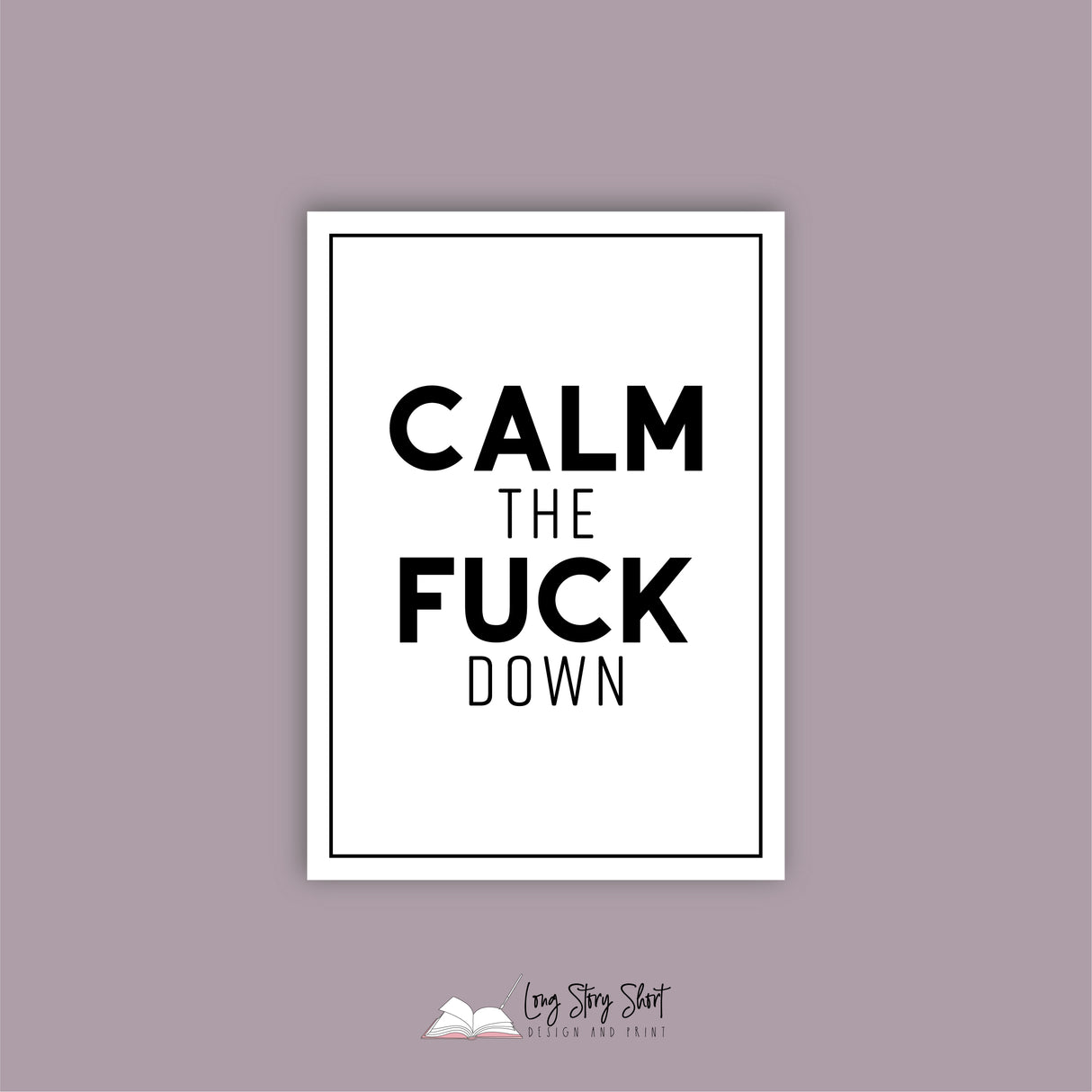 Rectangle White Naughty 2 Vinyl Label Pack