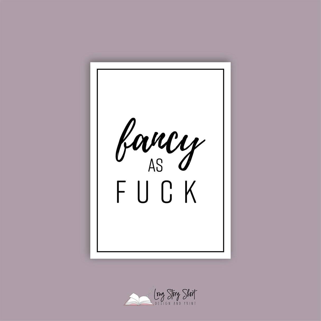 Rectangle White Naughty 2 Vinyl Label Pack