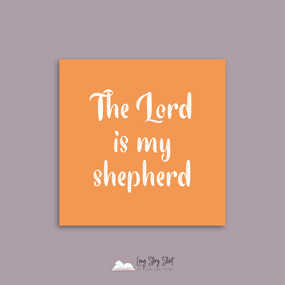 Be still and know that I am God Vinyl Label Pack Square Matte/Gloss