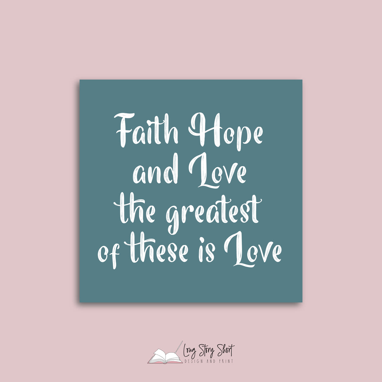 Be still and know that I am God Vinyl Label Pack Square Matte/Gloss