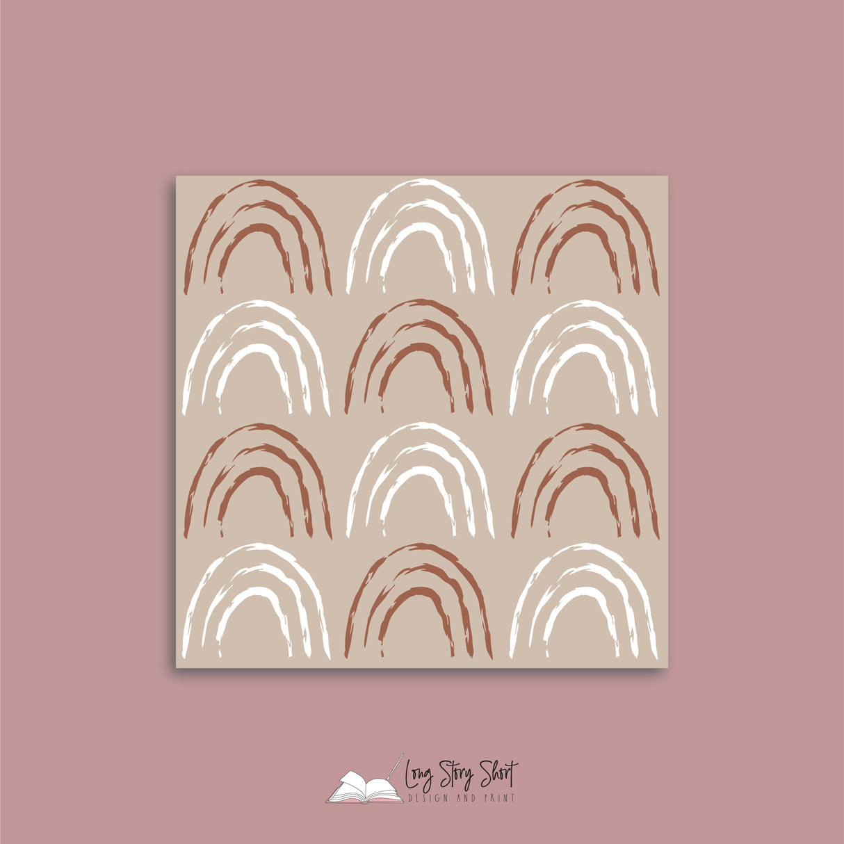 Rainbow and lines Vinyl Label Pack
