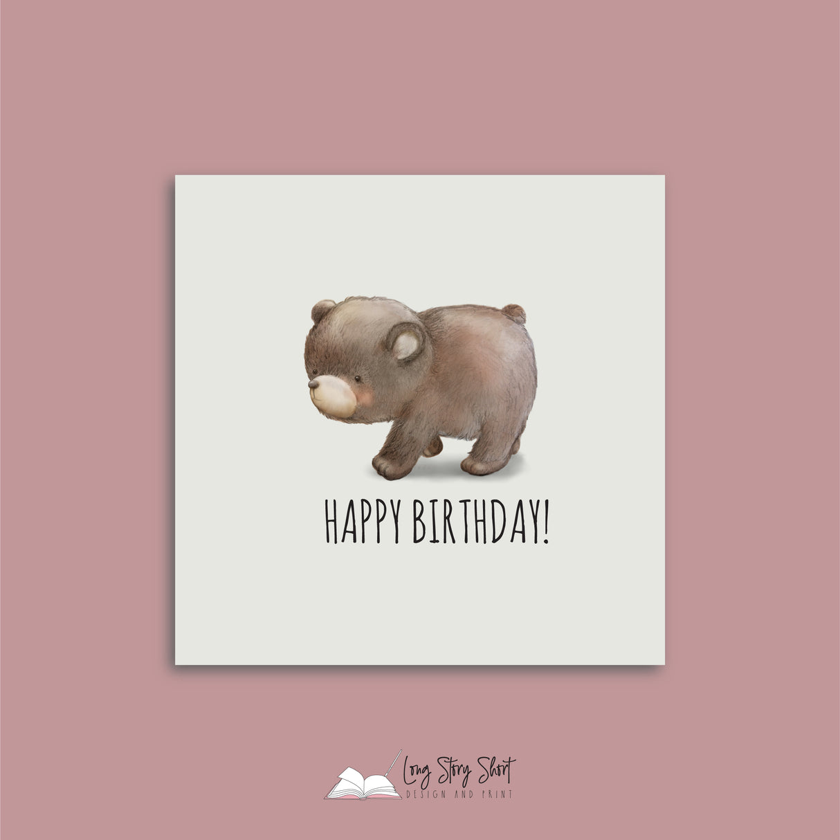 Animal Happy Birthday Vinyl Label Pack