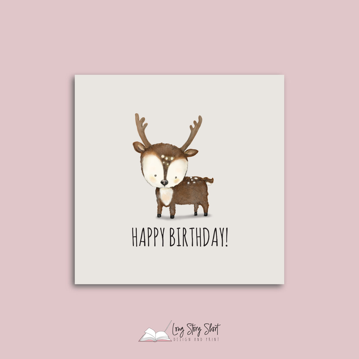 Animal Happy Birthday Vinyl Label Pack