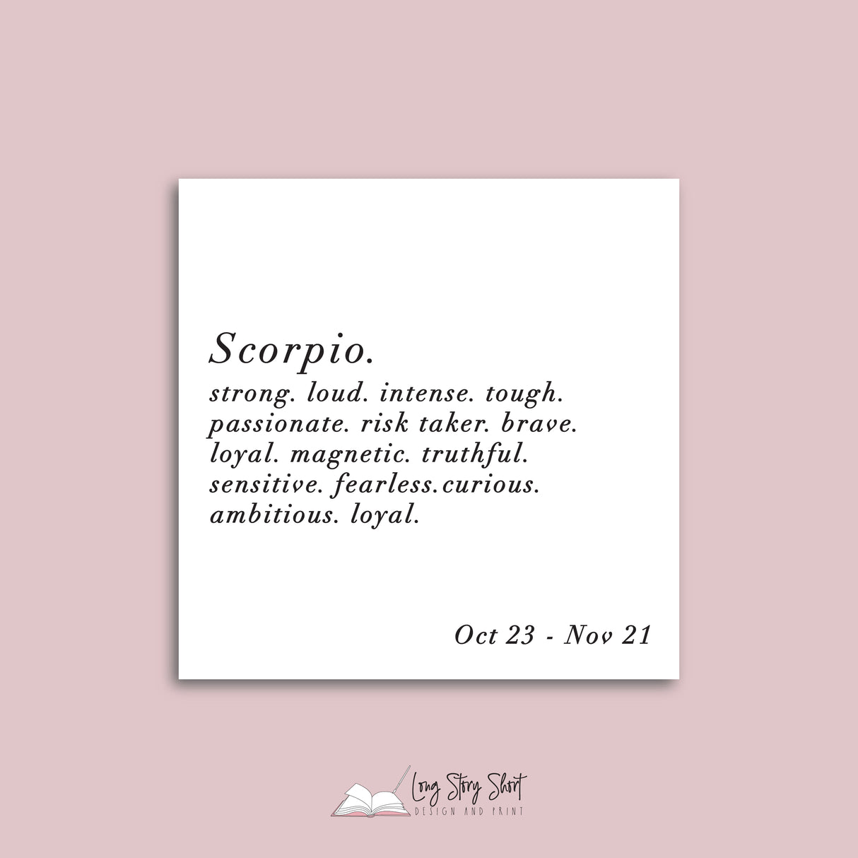 The Zodiac Specialty Vinyl Label Pack