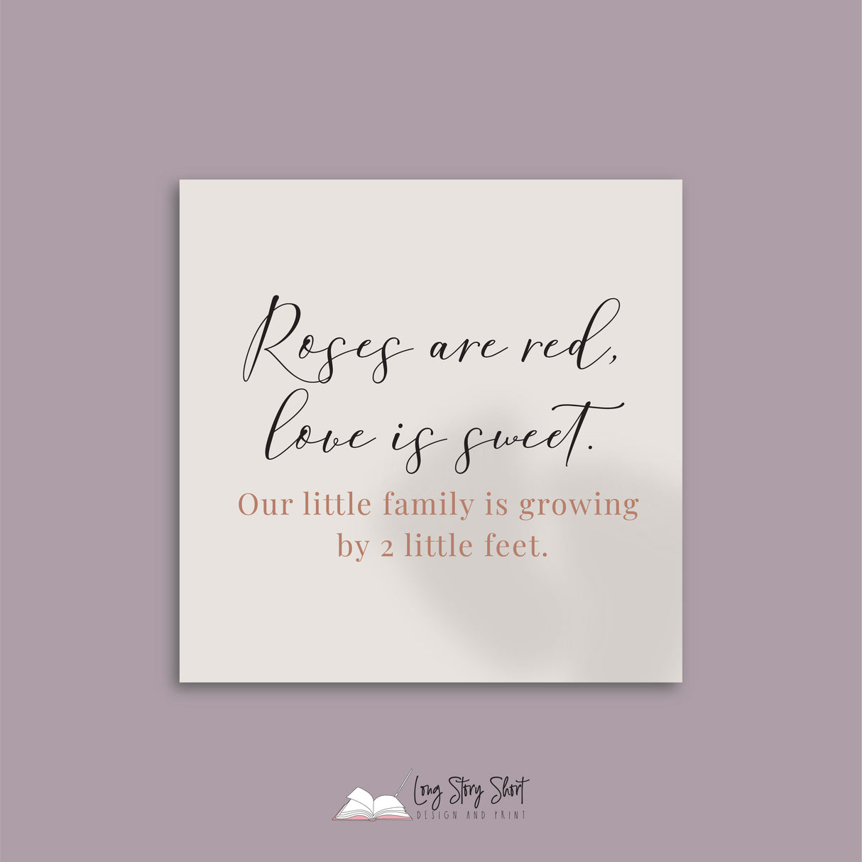 Pregnancy Announcement Sister Vinyl Label Pack