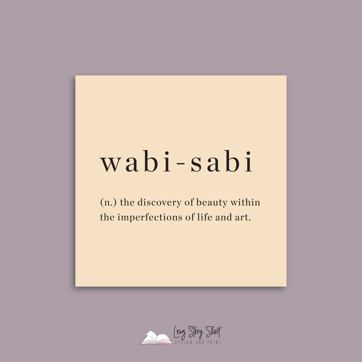 Wabi-sabi Definition Vinyl Label Pack