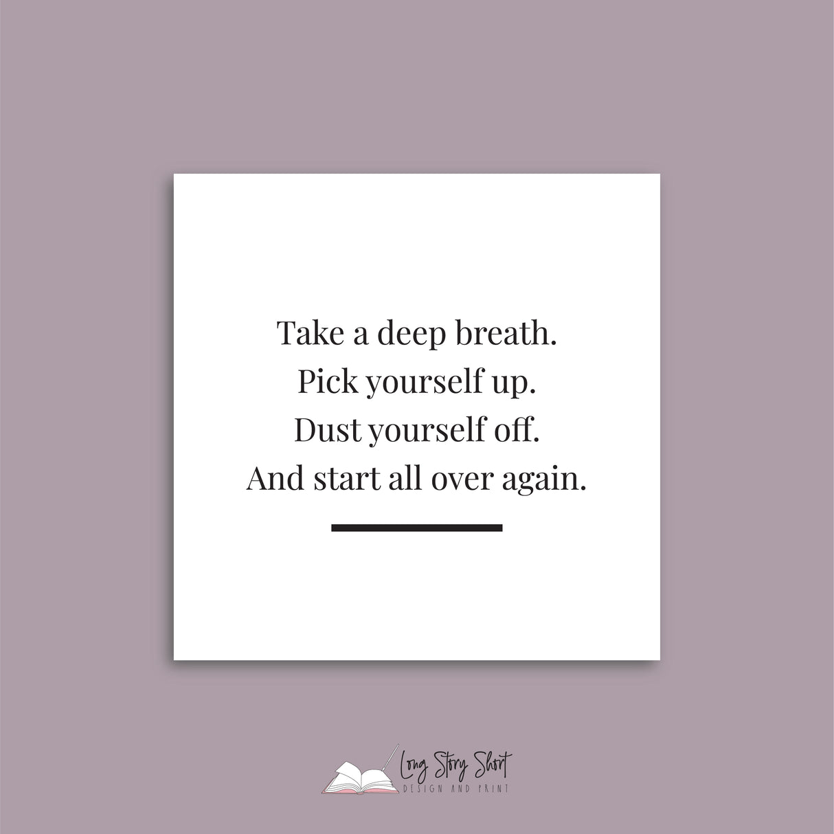 Take a deep breath Vinyl Label Pack