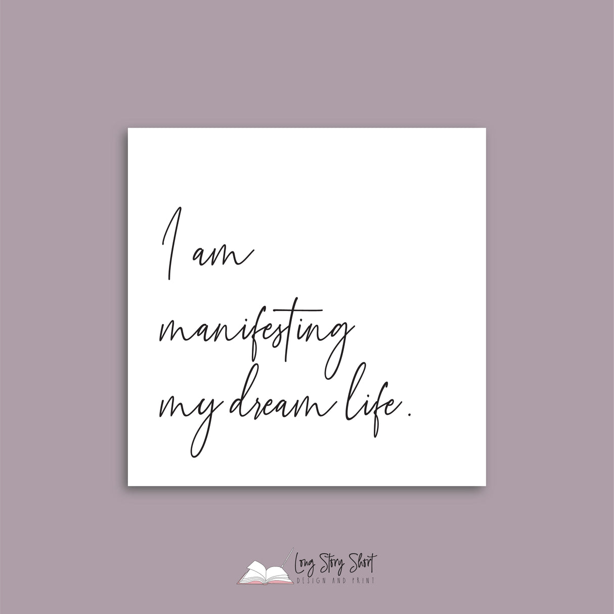 I am manifesting my dream life Vinyl Label Pack