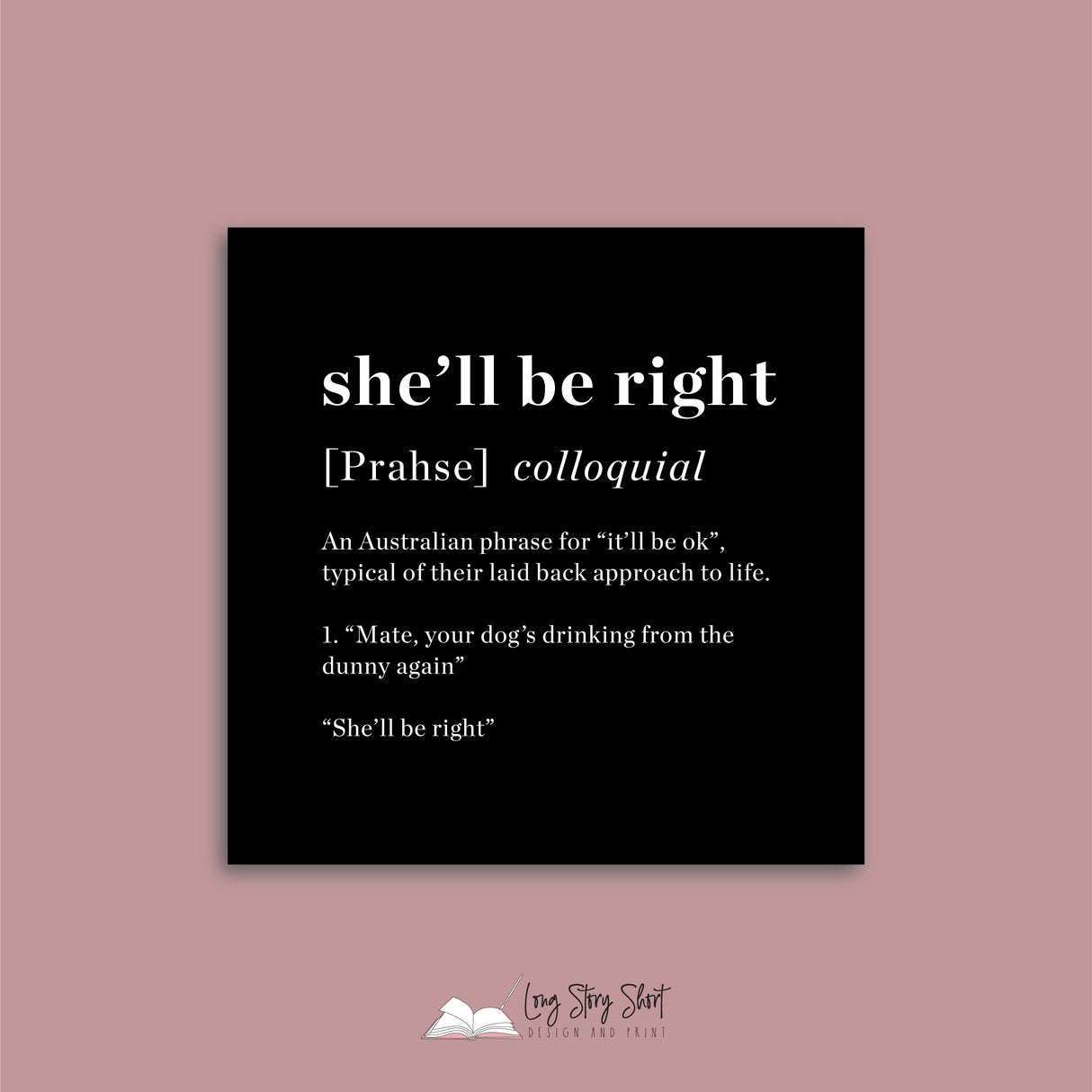 Aussie Slang Vinyl Label Pack