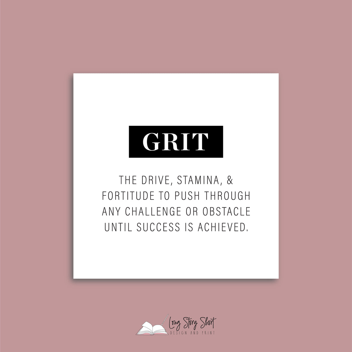 Talent Grit Success Boxed Vinyl Label Pack