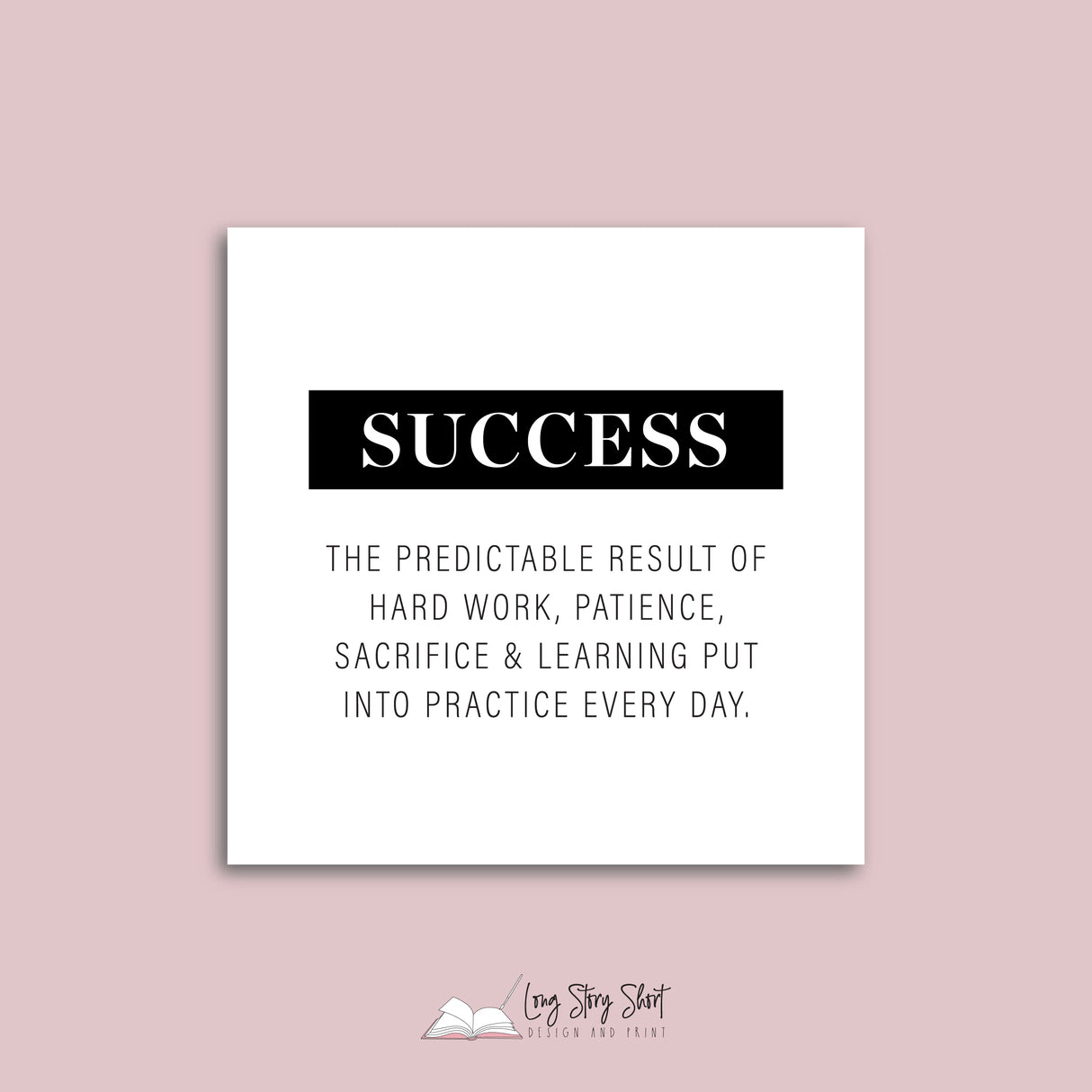 Talent Grit Success Boxed Vinyl Label Pack