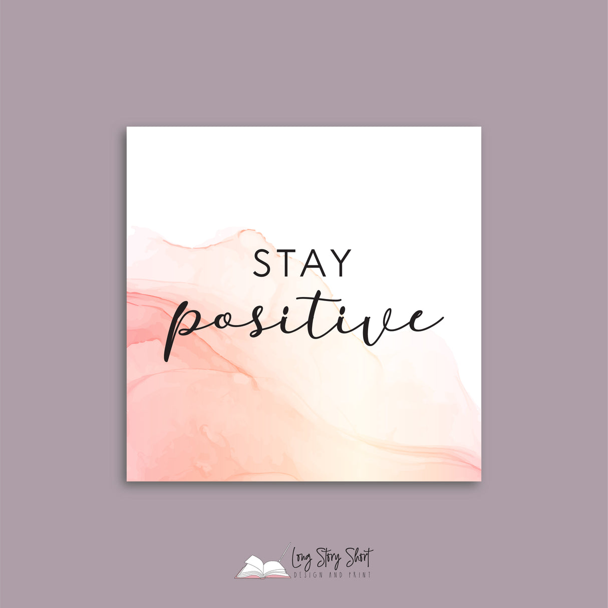 Stay Positive Vinyl Label Pack