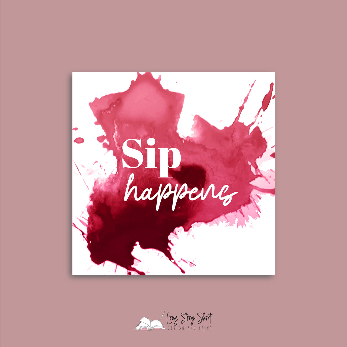 Dinner is poured Vinyl Label Pack