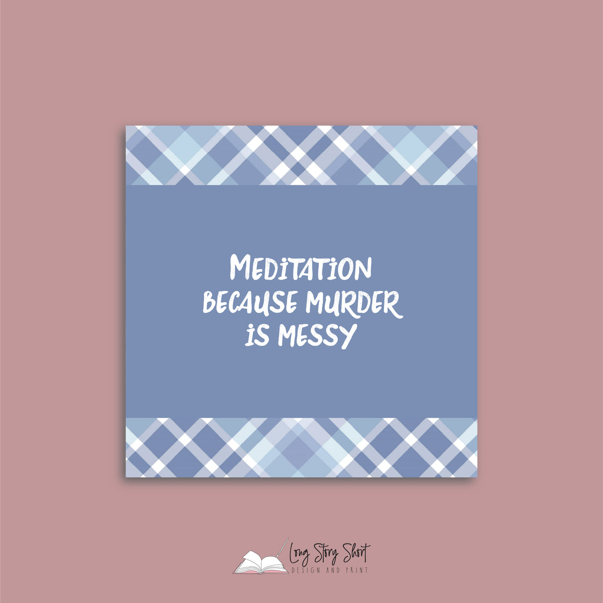 Meditation because murder is messy Vinyl Label Pack