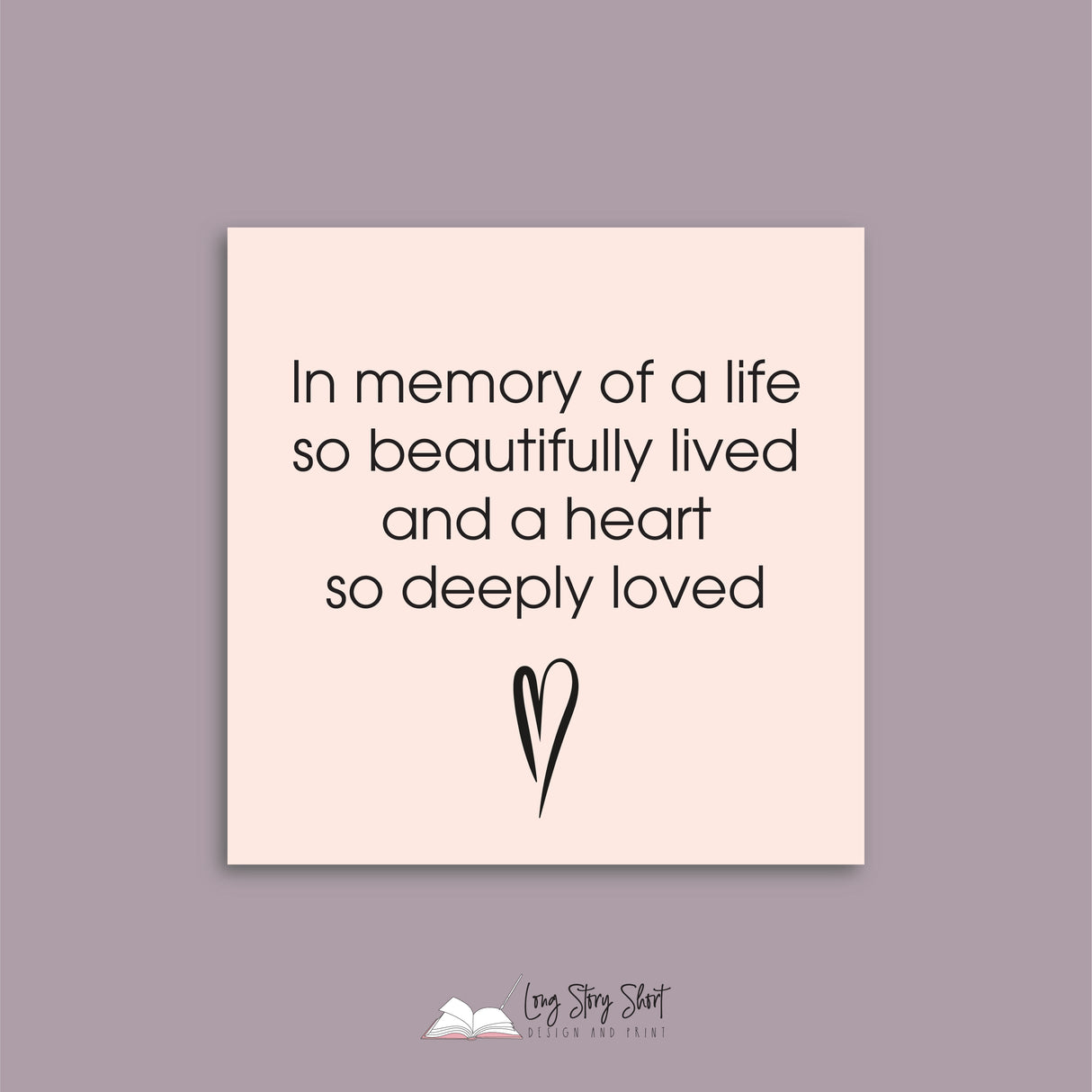 A heart so deeply loved Vinyl Label Pack