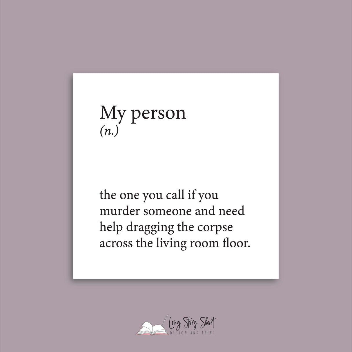 Foiled My person Definition Vinyl Label Pack