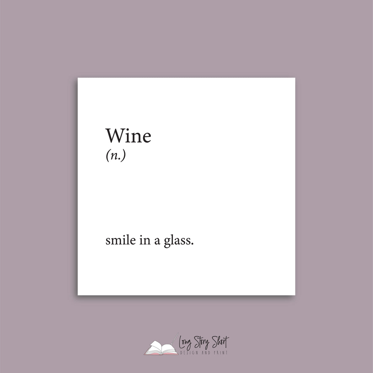 Foiled Wine Definition Vinyl Label Pack