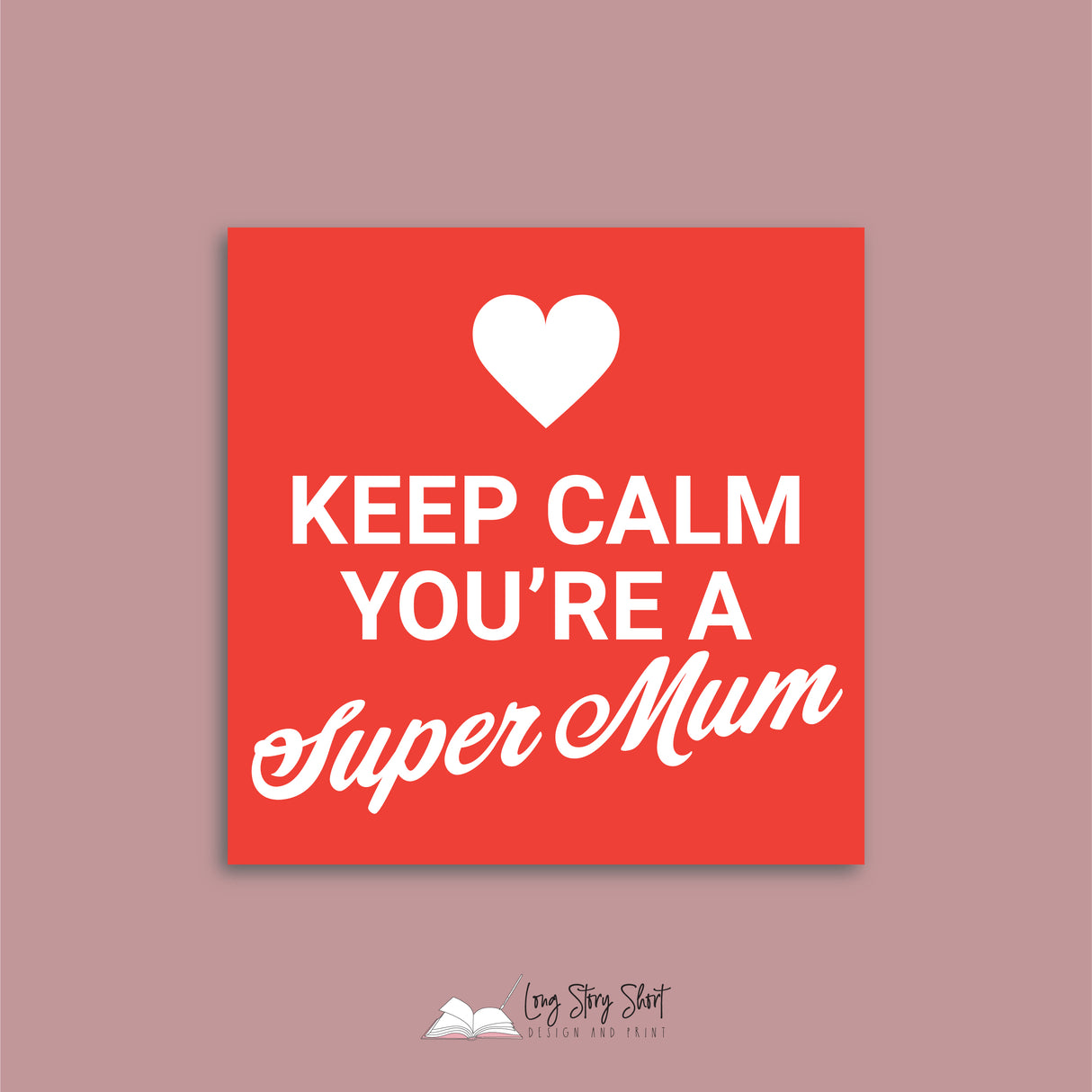 Keep Calm and Mother on Vinyl Label Pack