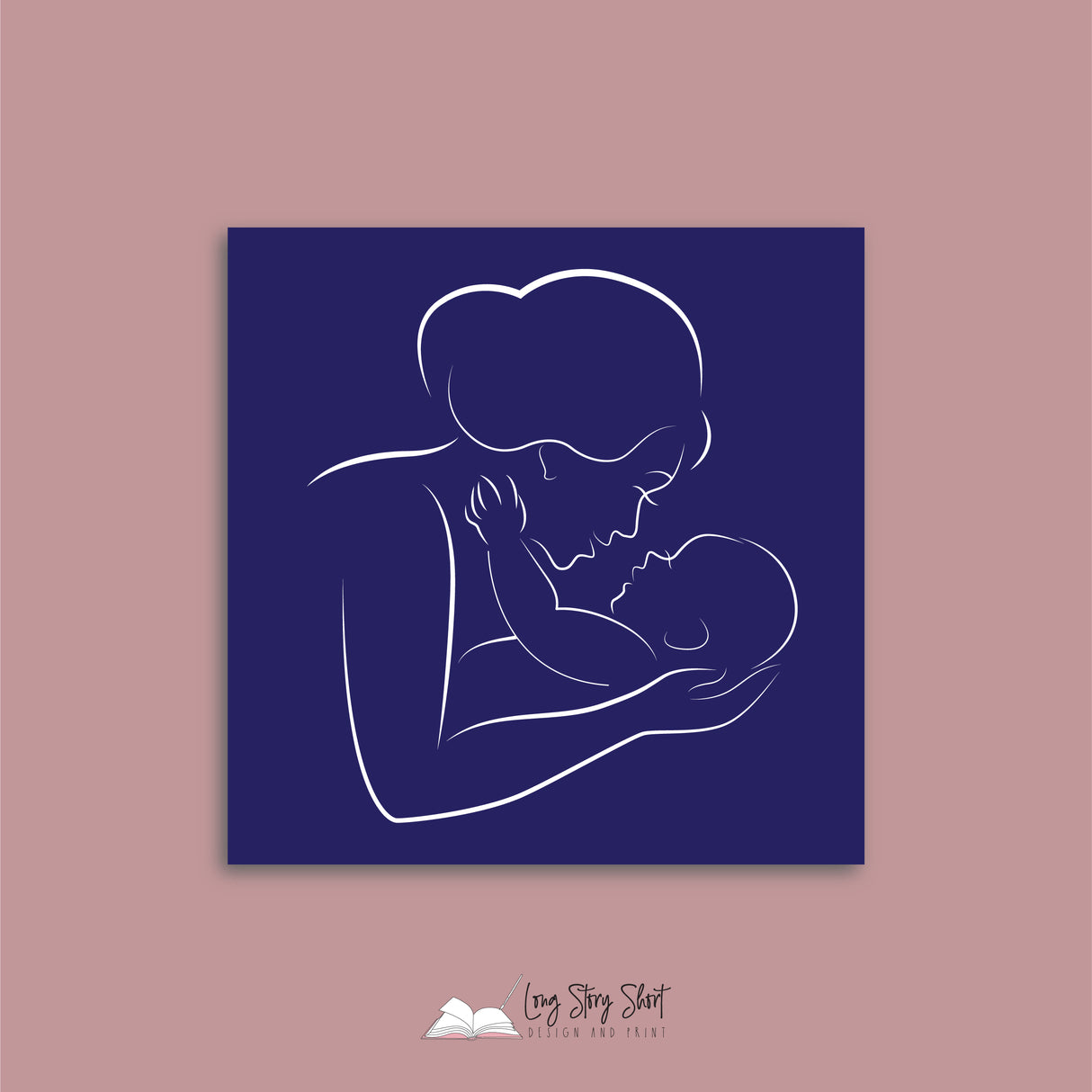 Mother and Baby Vinyl Label Pack