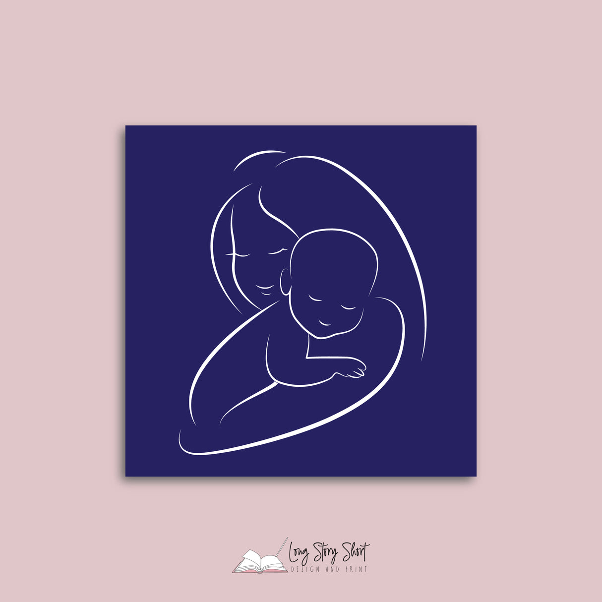 Mother and Baby Vinyl Label Pack