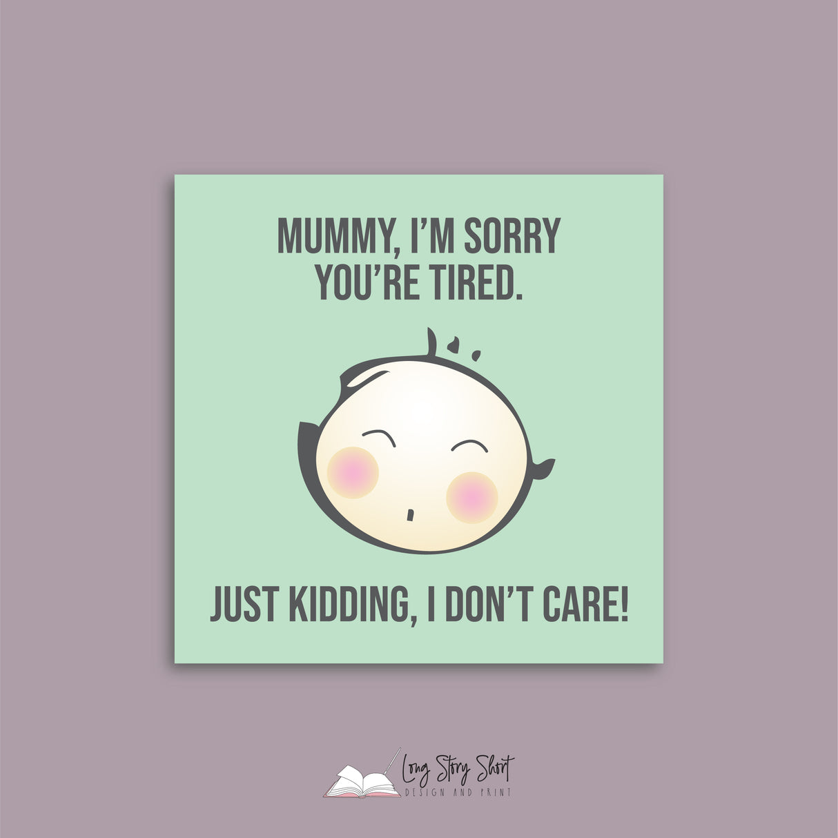 Oh so tired Vinyl Label Pack