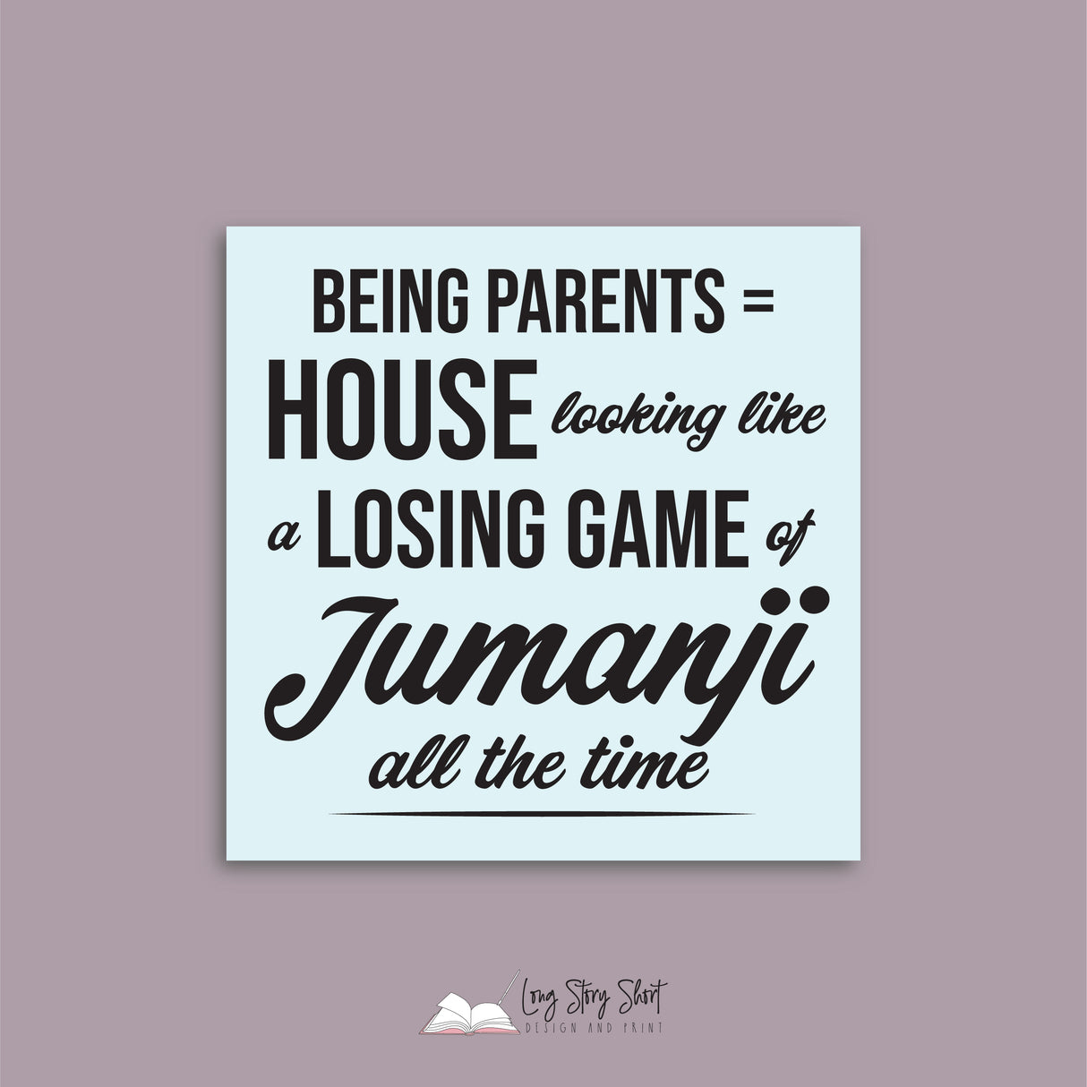 House with kids Vinyl Label Pack