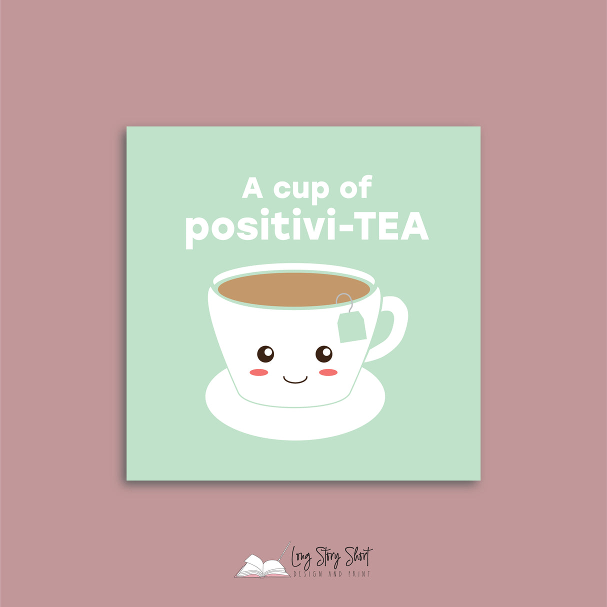 You are Tea-riffic Vinyl Label Pack