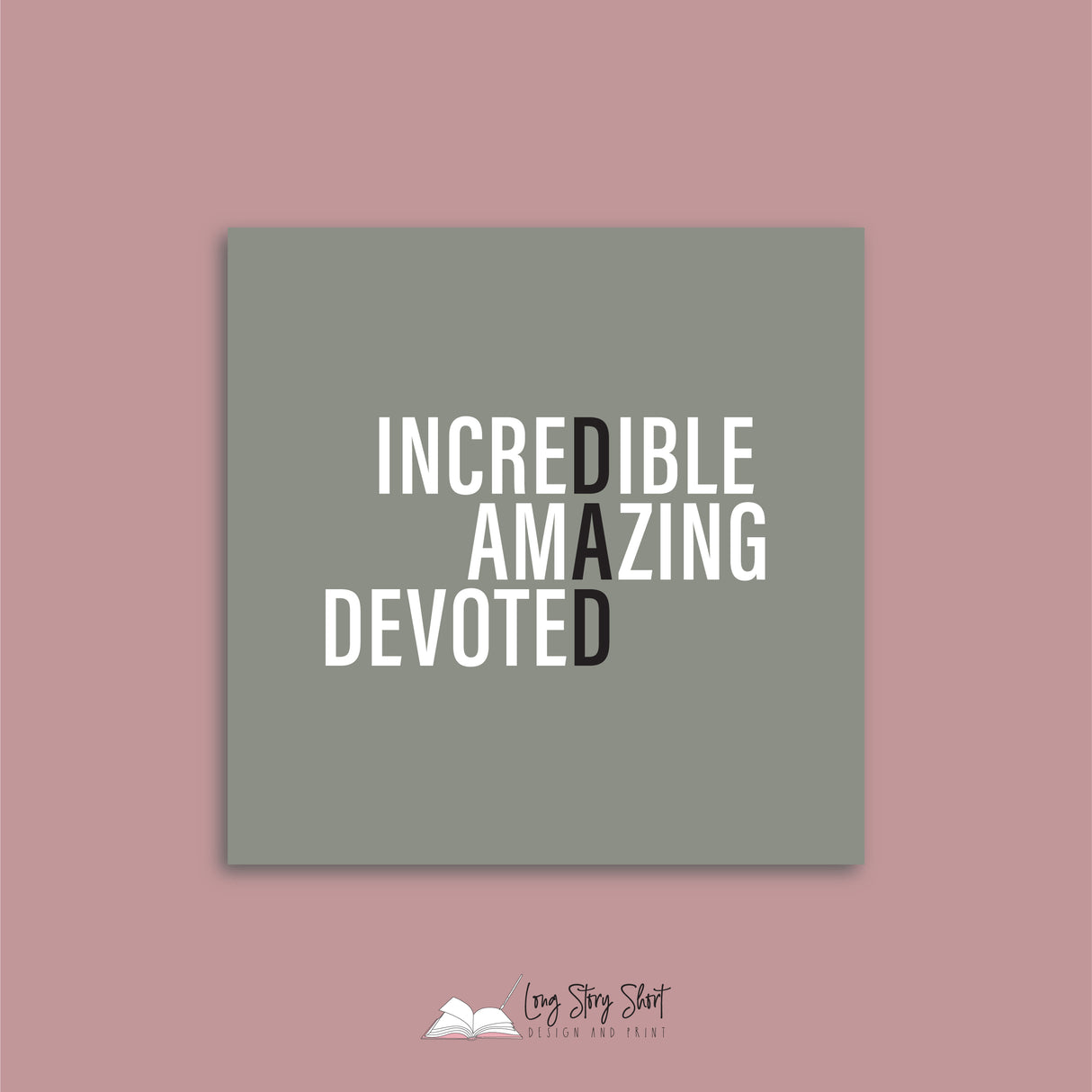 Incredible Amazing Devoted Vinyl Label Pack