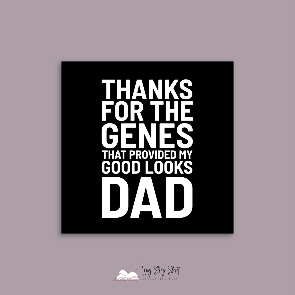 Happy father's day from your favourite child Vinyl Label Pack