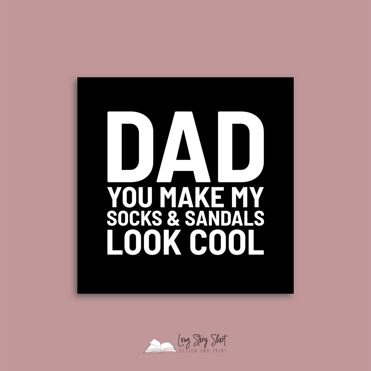Happy father's day from your favourite child Vinyl Label Pack