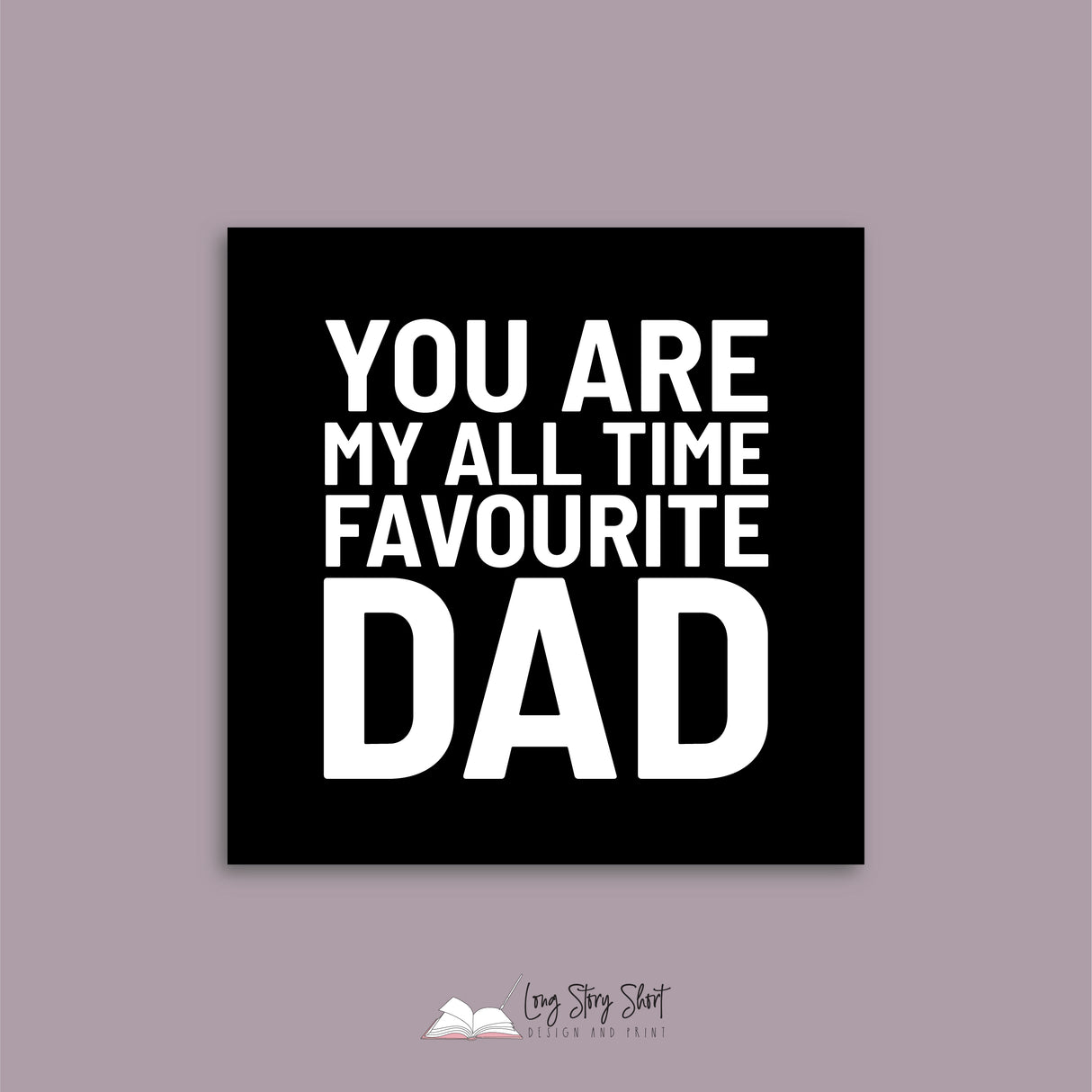 Thanks dad i turned out awesome Vinyl Label Pack