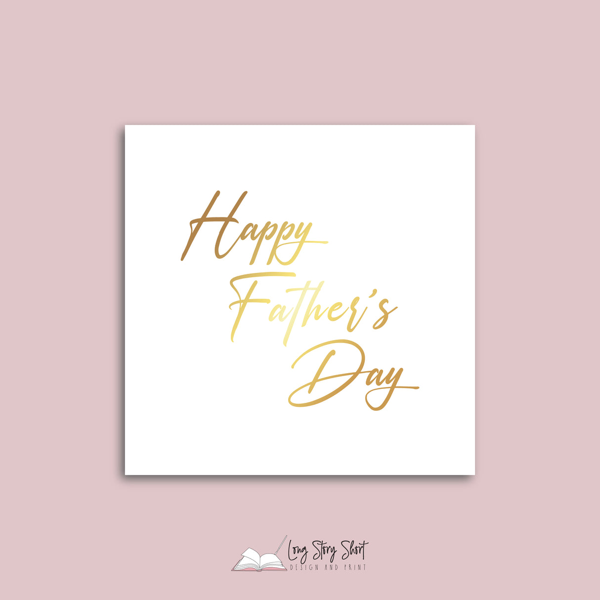 Happy Fathers Day Pack 2 (Black, White, Foil options)