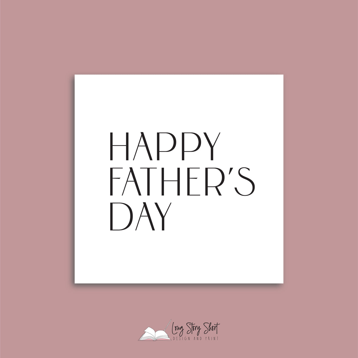 Happy Fathers Day Pack 3 (Black, White, Foil options)