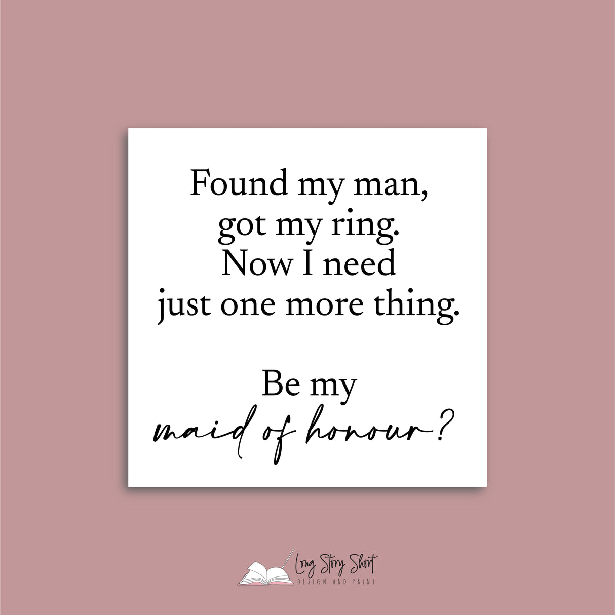 Found my man Vinyl Label Pack (Black, White, Foil options)