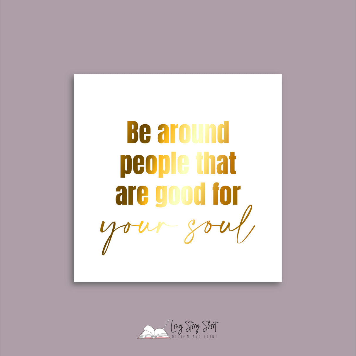 Friends are family you choose Vinyl Label Pack (Black, White, Foil options)